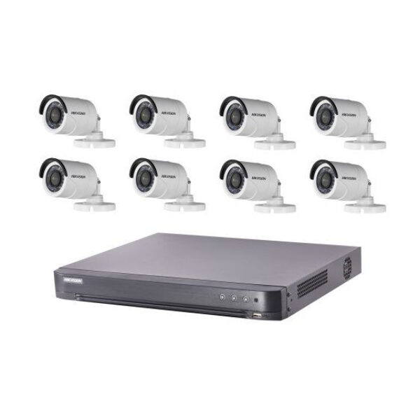 Kit de vidéosurveillance Hikvision HD 8 canaux Turbo HD