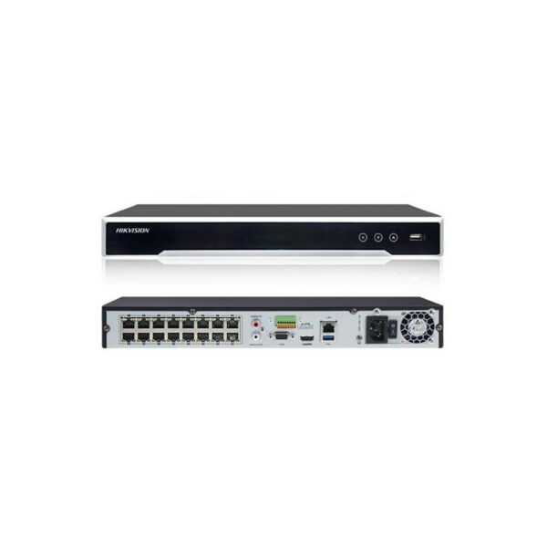 Caméra de sécurité 16Ch NVR avec commutateur POE 16 ports