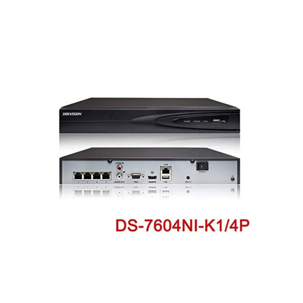 Caméra de Surveillances 4CH Nvr Hikvision DS-7604NI-K1-4P