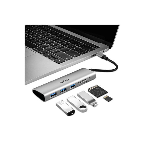 Convertisseur Alpha 532ST Type-C Hub USB-C 5 en 1 Référence: A532ST