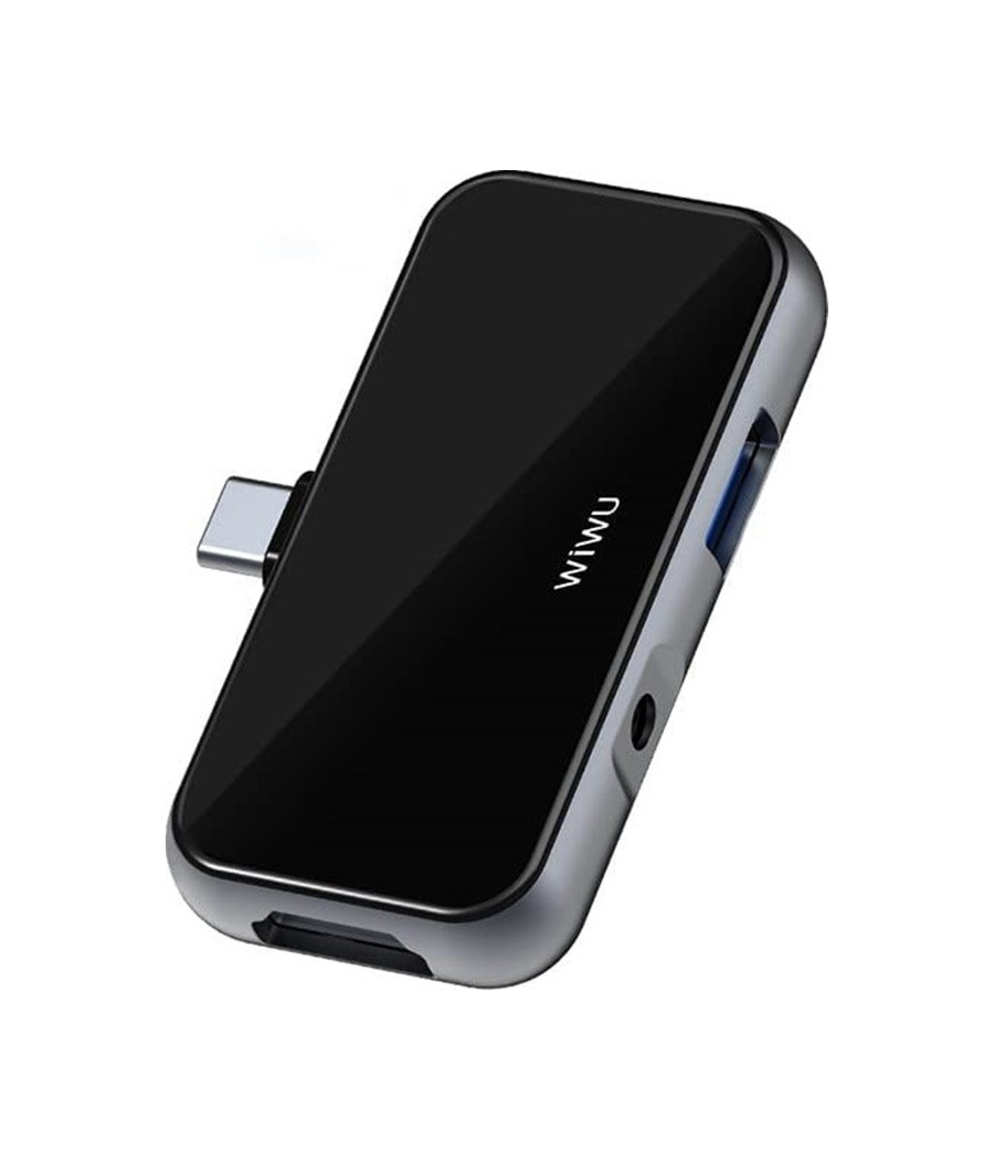 Adaptateur Alpha WiWU T5 Pro 4-en-1 USB Type-C Référence: AT5PRO – Image 3