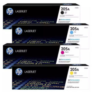 Cartouche Toner HP-205A Noir, Bleu, Rouge, Jaune Original