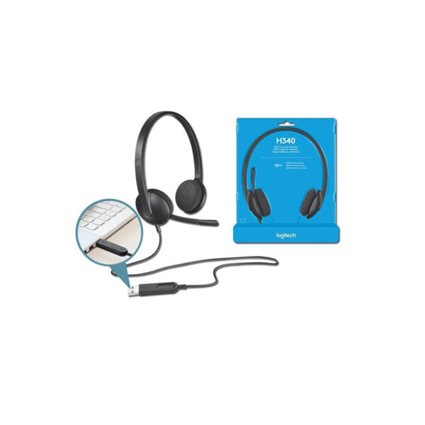 Casque Logitech H340 avec audio numérique pour Ordinateur
