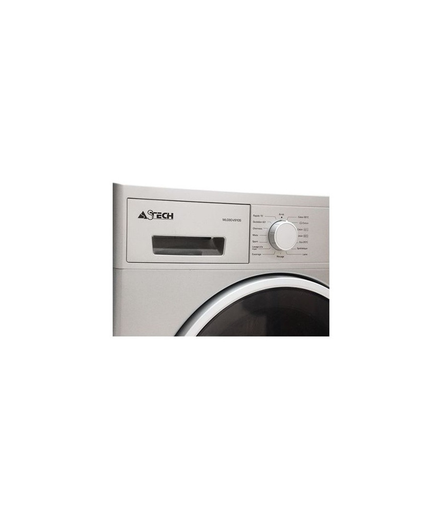 Machine à Laver Astech Inox 6kg Silver MLG60-V610S – Image 3