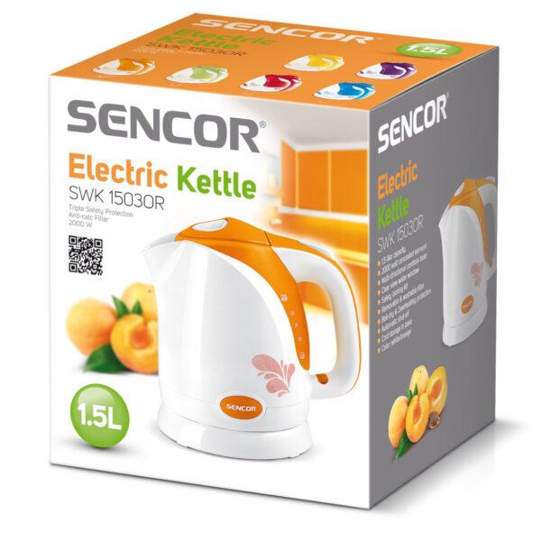 Bouilloires électriques Sencor 1,5L SWK 1503 OR