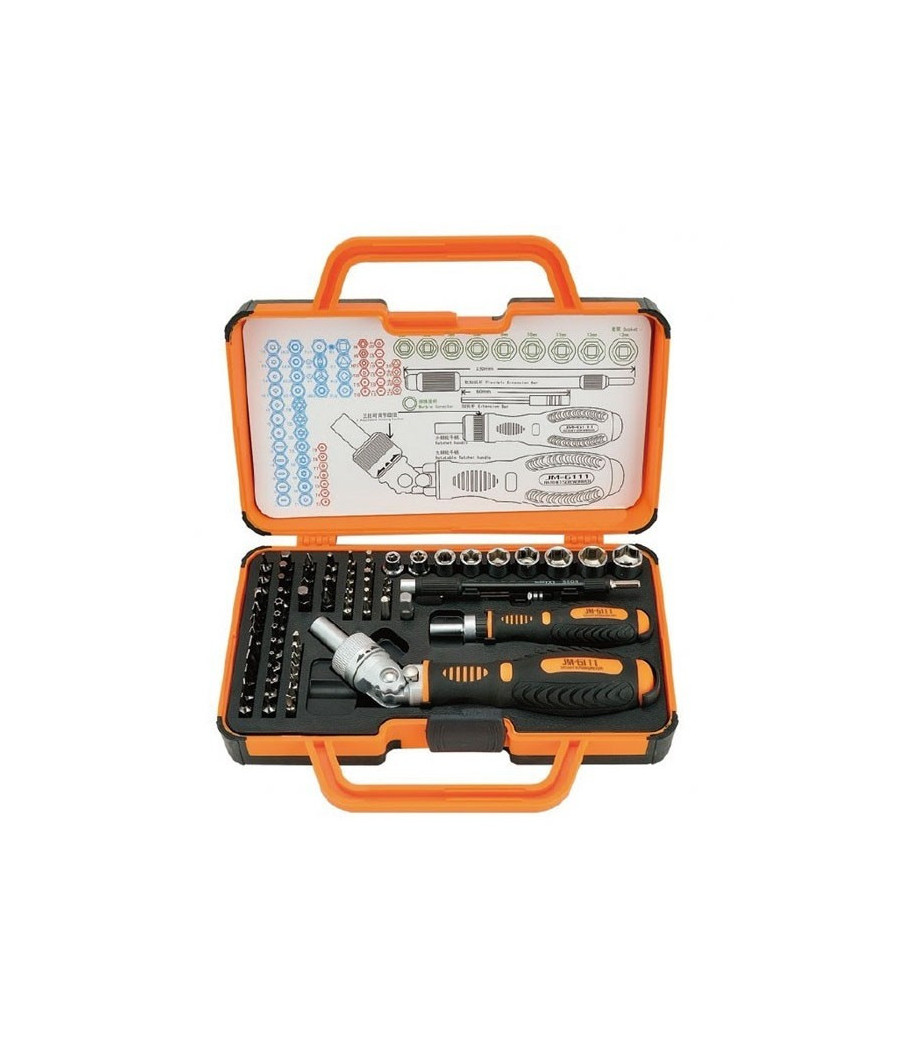 Boite à outils Jakemy de réparation de jeu de tournevis de précision 69 en 1-JM-6111 – Image 2