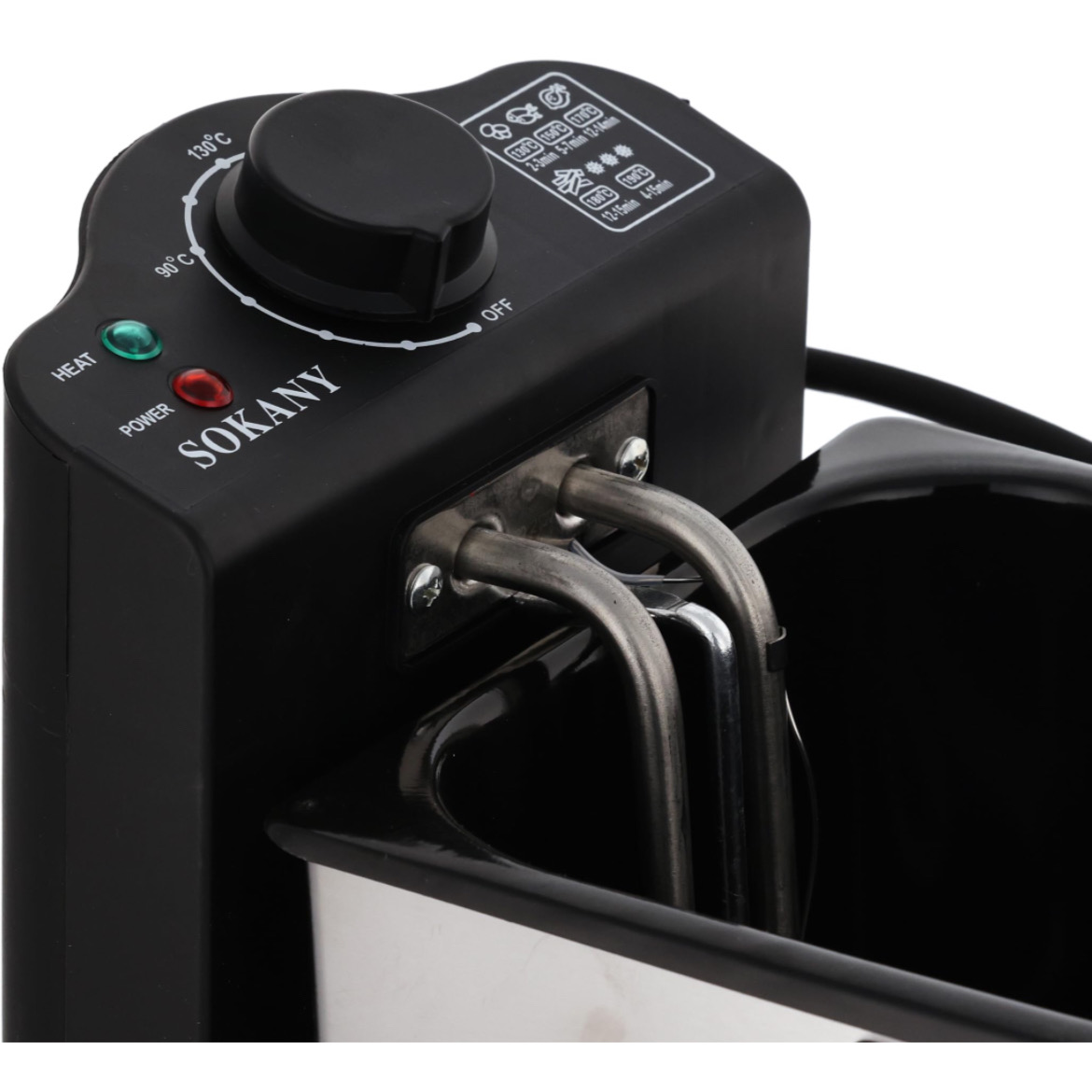 Friteuse électrique SOKANY 3,5L WJ-800 – Image 3