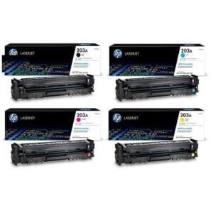 Cartouche Toner HP-203A Noir / Bleu / Rouge / Jaune Original