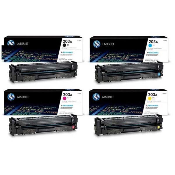 Cartouche Toner HP-203A Noir / Bleu / Rouge / Jaune Original