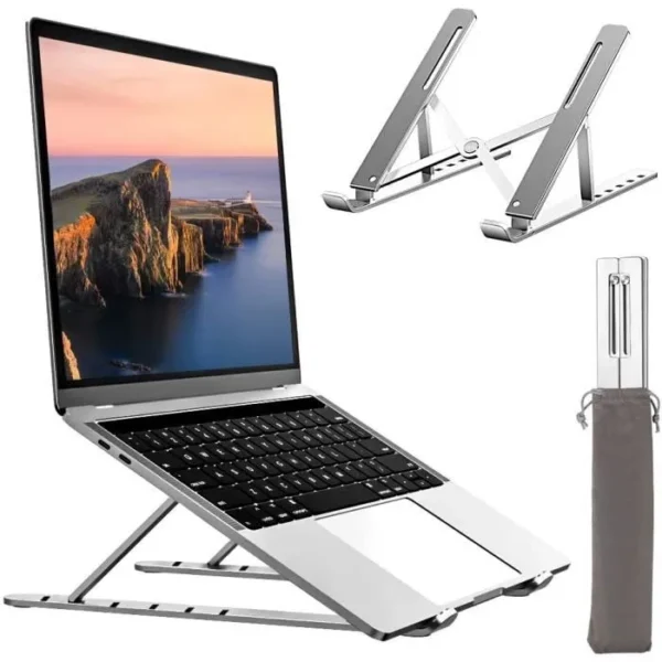 Support d'ordinateur portable pliable Stand Laptop antidérapant multi-angle