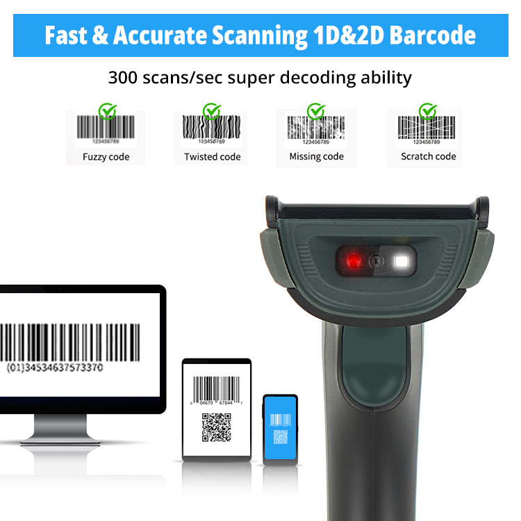 Lecteur de Code-Barres DS230RB 2D BT Plus Clé – Image 2
