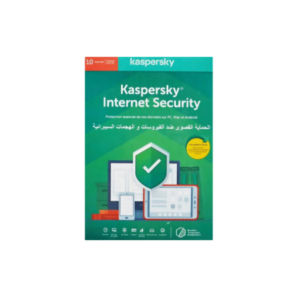 Antivirus Kaspersky Internet Security Licence pour 1 an