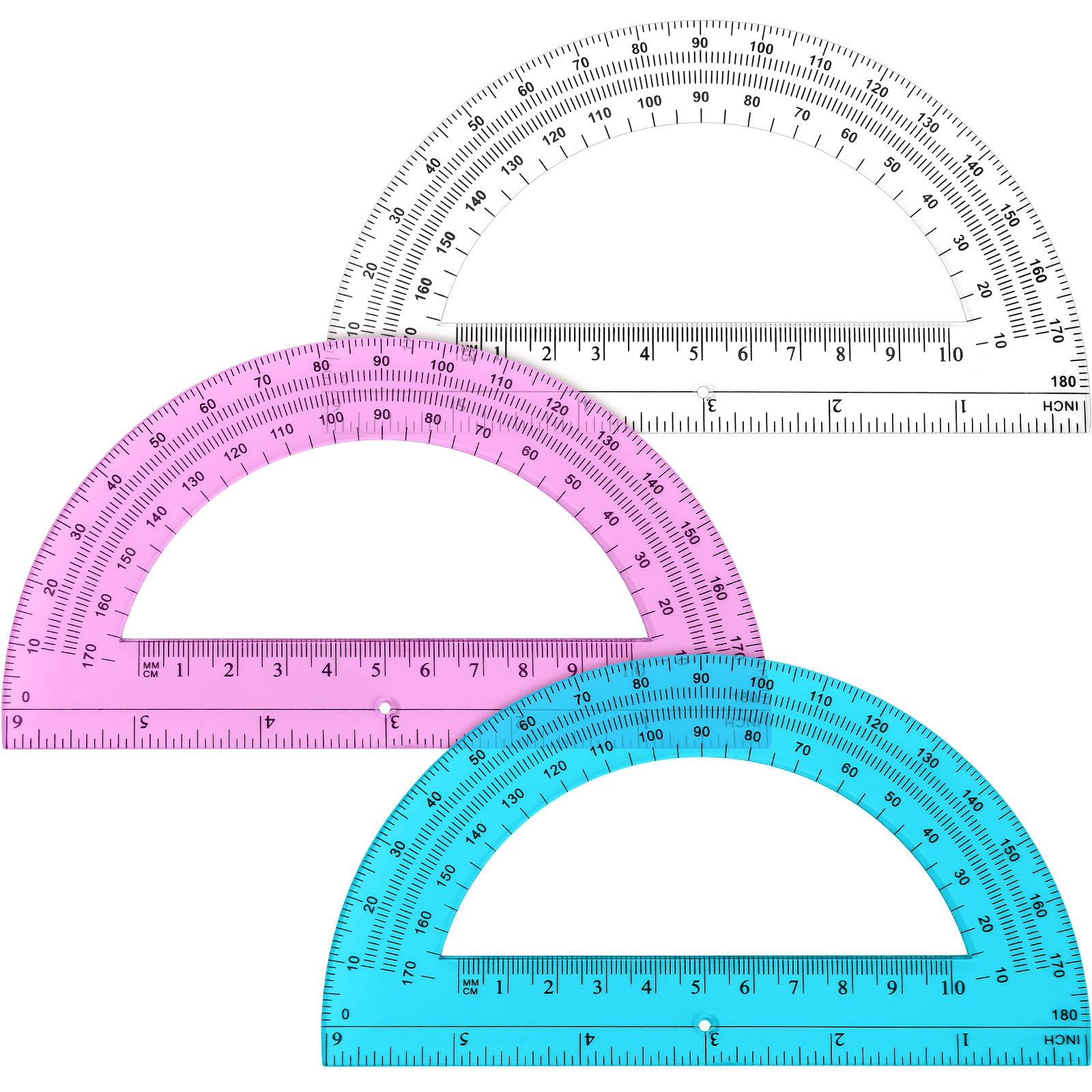 Rapporteurs d'Angle, ensemble de 24 couleurs variées – Image 2