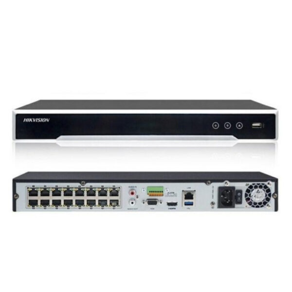 Caméra de sécurité 16Ch NVR avec commutateur POE 16 ports