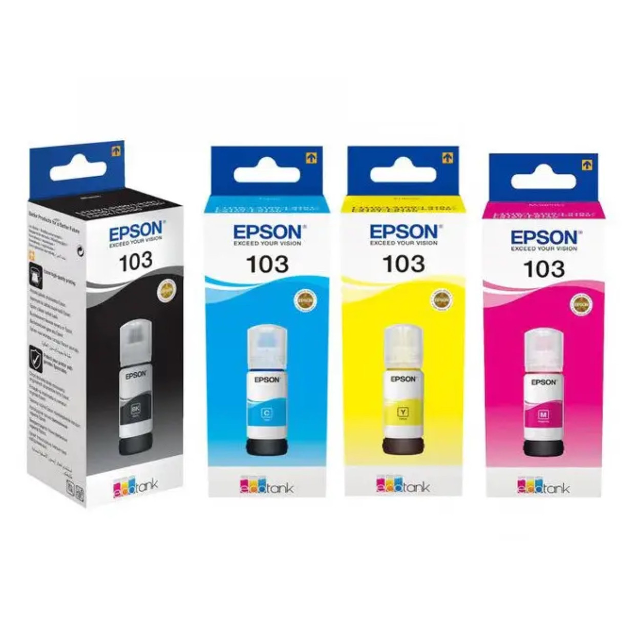 Pack de 4 bouteilles d’encre EPSON ECOTANK 103 ORIGINAL – Image 2